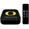 University of Oregon Ducks Black Gradient Apple TV Skin